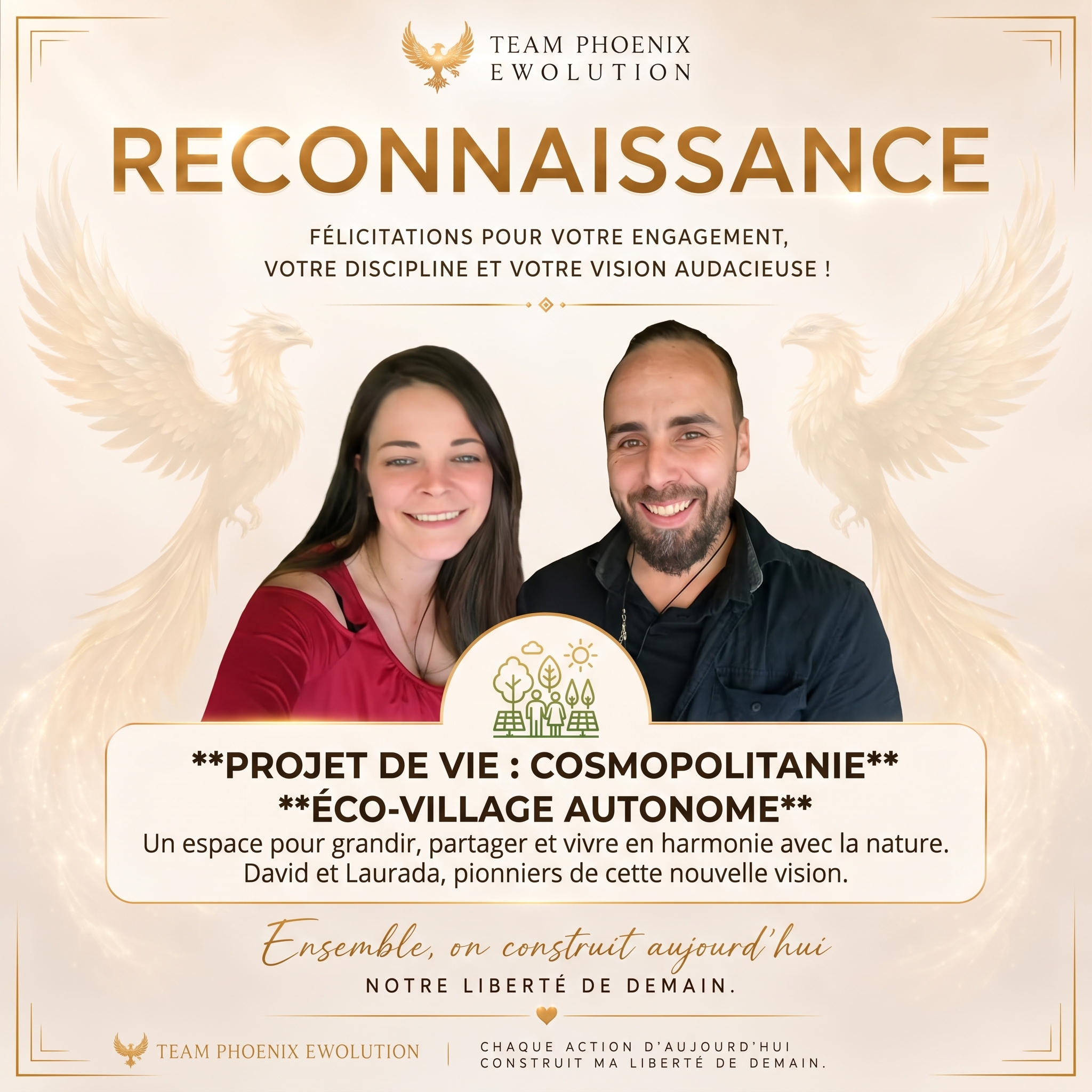 Portrait de David et Laurada
